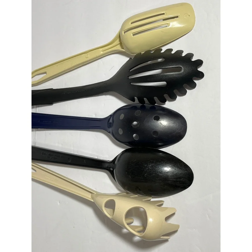 Vintage Kitchen Utensil Set 5pc Hutzler Tailor Made King Kraft Made in USA Nylon